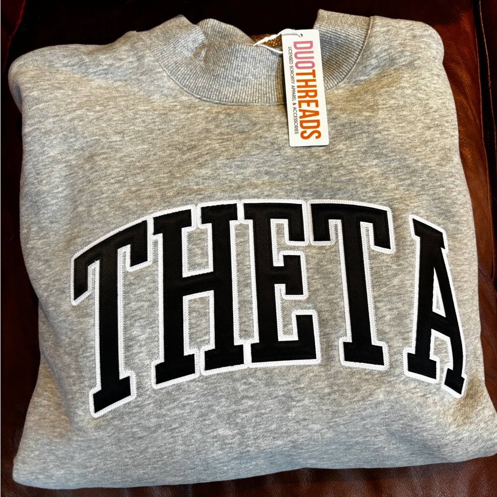BRAND NEW WITH TAGS-NEVER WORN. KAPPA ALPHA THETA SWEATHIRT
